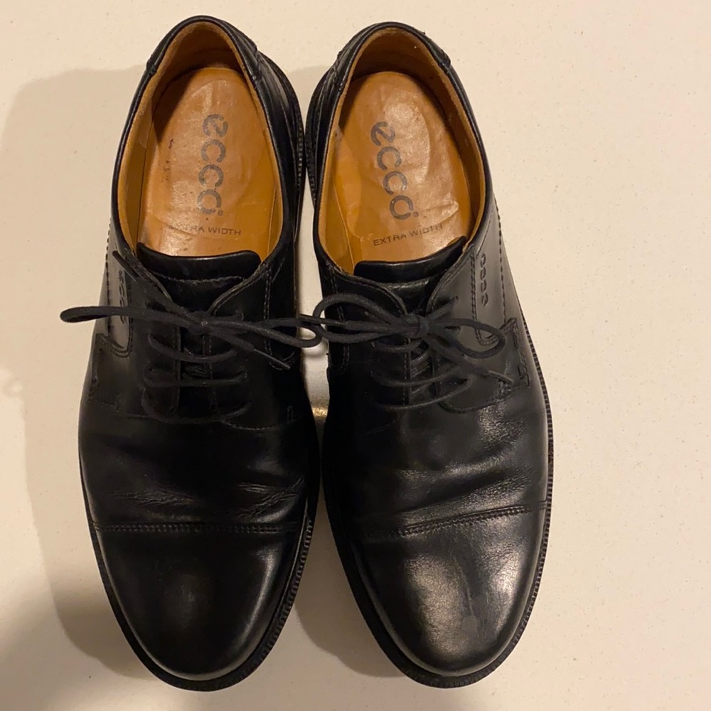 Ecco Dress Shoes Size 44 Extra Width